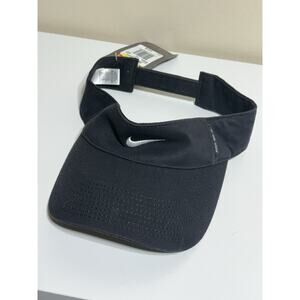 Vintage Nike Just Do It Visor Hat Cap Embroidered Hat Black Pickleball Running